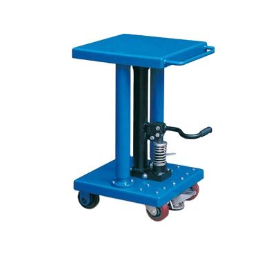 China Building Material Stores Mobile Hydraulic Lift Table Trolley for sale