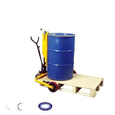 China Hydraulic Construction Material Trucks Straddle Leg Drum Handling Truck for sale