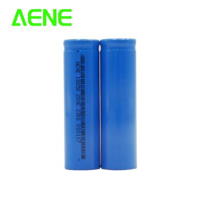 China Factory Price Cylindrical Rechargeable Toys Battery 2000mah High Energy Long Capacity Cycle Life NCM 18650 Battery for sale