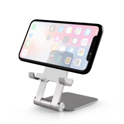 China Universal Mobile Adjustable Folding Mobile Phone Stand Stand For Mobile Cell Phone Holder Aluminum for sale