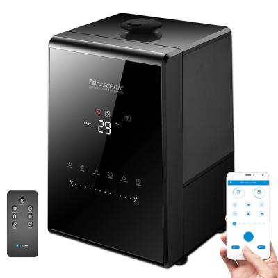 China Hotel Proscenic 808C Air Humidifiers 5.3L Warm and Cool Mist Humidifier with APP Control Touch Screen Adjustable Mist Amount for sale