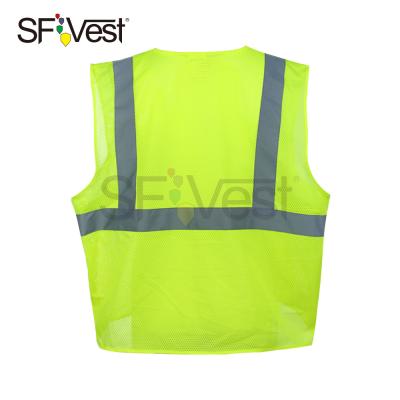 China High Visibility Work Safety Vest Hi Force Safety Vest Reflective Marks for sale