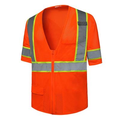 China Multiple Reflective Vest Children Safety Vest Road Construction Application Scenes Safety Reflective Vest for sale