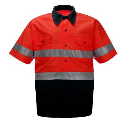 China Multiple Uniform Hi Vis Reflective Safety Shirts of Stage Enforcement Mining Engineering Works for sale