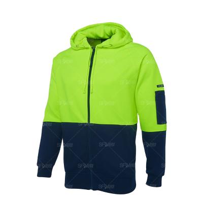 China Multiple Men Two Tone Fluorescent Safety Security Hi Vis Workwear Fleece Hoodie from Scene Application Australia China Supplier for sale