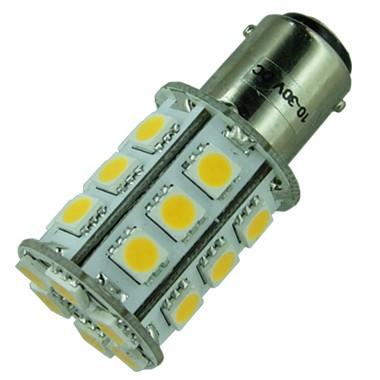 China Yacht boat rv motorhome BAY15d base 24 SMD LED marine bulb fits Aqua Signal navigation lights for sale