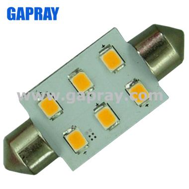 China Warm White Cargo Area LED Festoon Light 1w 12V SMD2835 Base LED Cabin Lights for sale