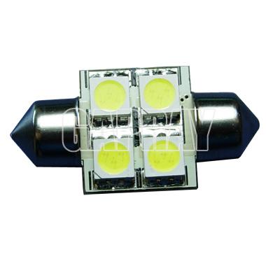 China Motorhome 31mm Boat RV Yacht Courtesy Marine Lights Warm White Festoon 12V LED Marine Caranvan for sale