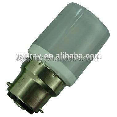 China Widely used in commercial car light indoor marine CE RoHS 360 degree B22 frosted bayonet cap led bulb with cover for sale