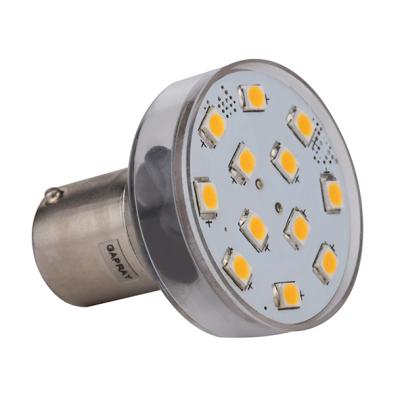 China Short RV 12 LED SMD2835 Dual Neck 2W Touch LED BA15D Light Bulb for sale