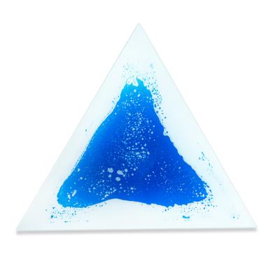 China Eco-Friendly Wholesale Non-Toxic Baby Triangular Liquid Floor Tiles Puzzle Game MatPlastic Educational Toys For Special Needs ASD for sale