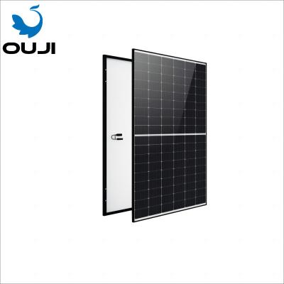 China Premium HT solar 182mm half cell mono solar panel 405W 410W 415W 420W 425W Monocrystalline solar panels black for sale