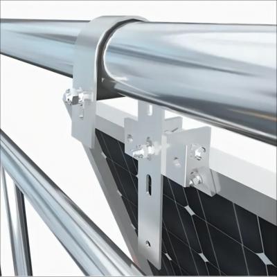 China Solar mounting systems Luxury Aluminum Stainless steel adjustable Balcony solar mounting bracket photovoltaic mounting systems for sale