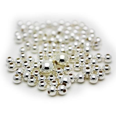 China Fashion 925 Silver Beads Wholesale 6mm Best Selling Products 2021 Sterling 925 Silver DIY Beads Jewelry Accessories for sale