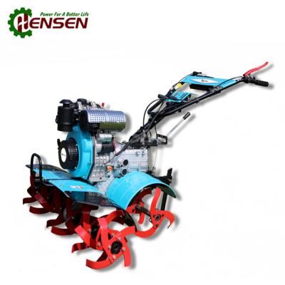 China Cultivador diesel de 9 HP Ahorro de energía Tiller de energía diesel con 32 hojas de tierra seca en venta