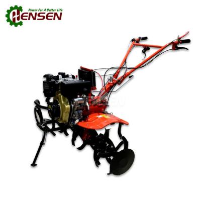 China Tiller de 1000 mm de potencia de 9 caballos de fuerza Diesel Mini Tiller multifuncional para la agricultura en venta