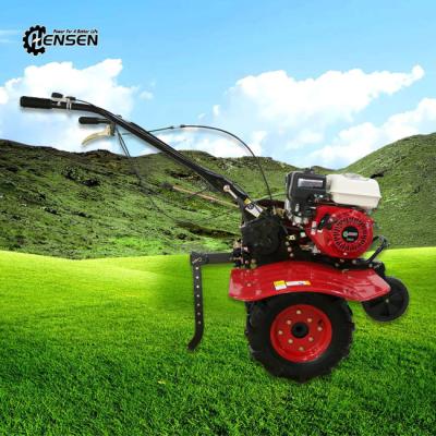 China Tipo de cinturón pequeño cultivador de gas 7HP Mini Power Tiller para la agricultura en venta