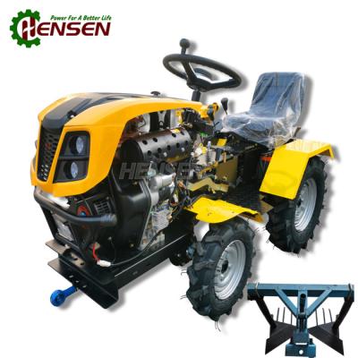 China Mini tractor multipropósito Tractor de tracción a cuatro ruedas con excavadora de patatas grande en venta