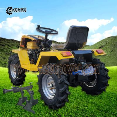 China Mini tractor multipropósito de gasolina de tiempo completo 4WD tractor de arado de 2 latas certificación CE en venta