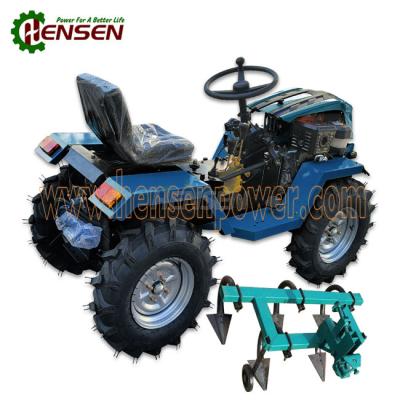 China Blue Small Autonomous Tractor 4x4 Mini Tractor Multifunctional for sale