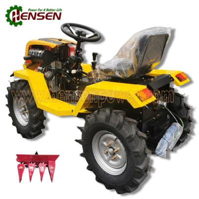 China Agricultural Small Diesel Tractor 12 HP Mini Tractor Diesel With Reaper for sale