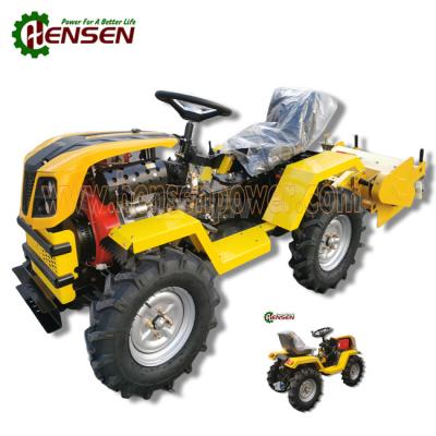 China Adjustable Seat Small Acreage Tractors OEM Compact Garden Tractor for sale