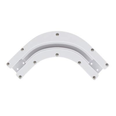 China Electrical Iron Curtain Track 90 Degree Connector , Curtain Rod Connector Ceiling Curtain Track for sale