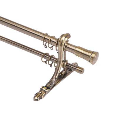 China Reborn Designed Curtain Rod Kenya Double Curtain Rod Aluminum In Many Styles New for sale