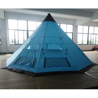 China Outdoor Indian Camping Tent Corner UV Protection Bell Tent Teepee/Indian Ten Waterproof Outdoor Raincoats /Stocked Large for sale