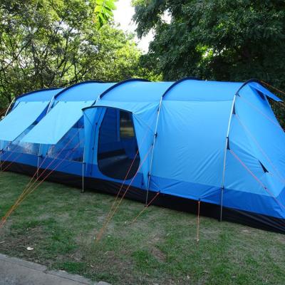 China UV Protection / Waterproof /Stocked 5 - 8 People Luxury Large Rooms 2 1 Lounge Family Tent Double Layers Outdoor Camping Tent for sale