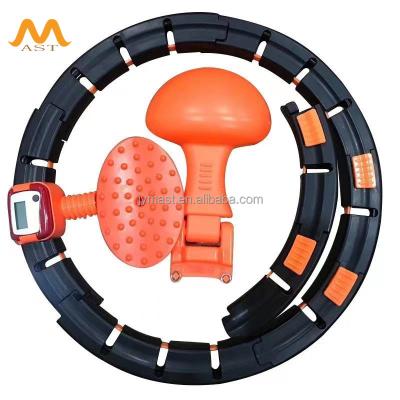 China size & Wholesale Fitness Weighted Smart Polynesian Dance Abdomen Exercise Digital Sport Waist Massage Ring Hooping Counter for sale