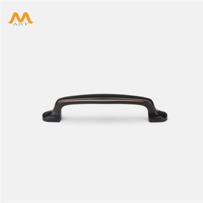 China Scratch Black Cabinet Hardware Black Cabinet Pulls Knobs Furniture Handles Cabinet Hardware 122*17*25 for sale