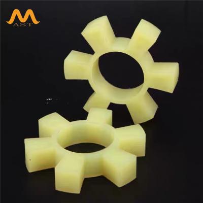 China Coupling Pad Building Material Stores GR GS PU Spider Polyurethane T Type Plum Hexagon Pump Wheel Pad Coupling Pad for sale