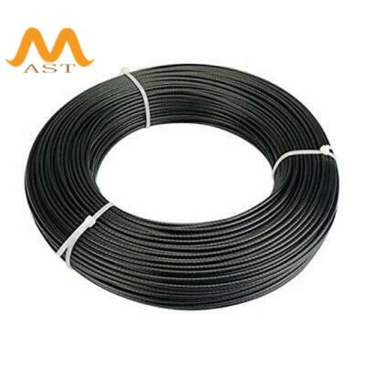 China GYM Equipment Metal / Plastic Cable With PU Steel Wire Coating Rope 7*19-3.18-5mm for sale