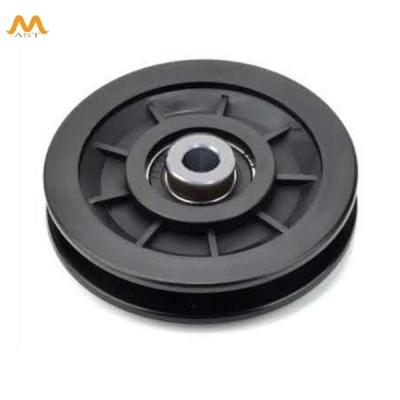 China Plastic Metal Pulley 9.5cm Fitness Equipment Pulley / Plastic Bearing Gym Equipment Accessories for sale