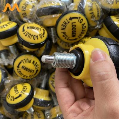 China Metal/Plastic PIN Knob Fitness Equipment Lock Replacement Knob Handle Pin Gym Weight Stack Pin Plastic GYM for sale