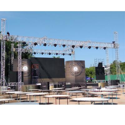 China Outdoor alloy 6082-T6/6061-T6 performance stage truss system concert stage roof aluminum truss for sale for sale