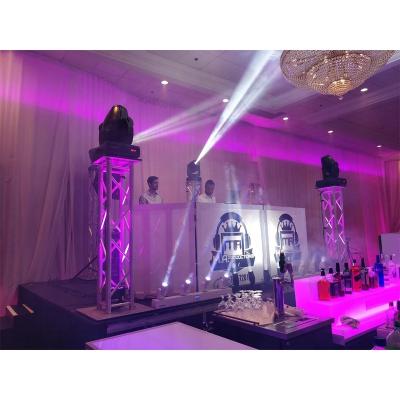 China Alloy 6082-T6/6061-T6 Indoor Decorative Head Light Truss Stand Tower Aluminum Movable Truss for sale