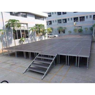 China Aluminum Alloy 6061-T6 Flor Wedding Stage Platform Retractable Dance for sale