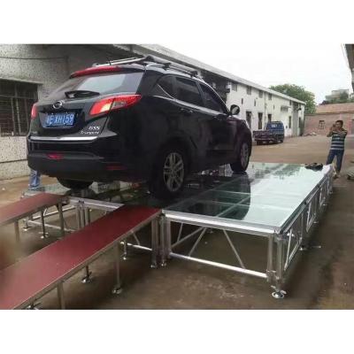 China Aluminum Alloy 6061-T6 Used Portable Stage Car Show Stage System for sale