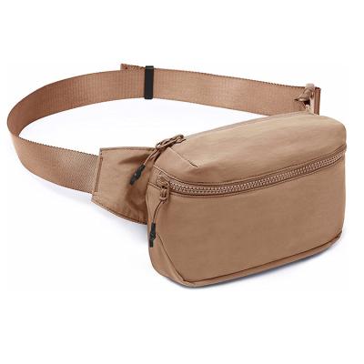 China Water Proof Women Waterproof Nylon Small Bum Waist Bag Fanny Pack Running Cross - Body Waist Bag All Over for sale