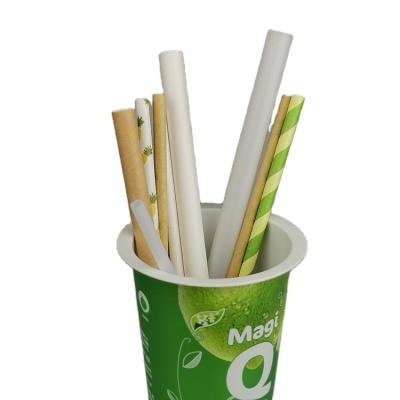 China Disposable Eco Friendly Stocked Biodegradable Custom Disposable Paper Straws Eco Friendly Biodegradable White Paper Straws For Drinkgng for sale