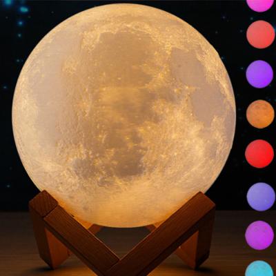 China Small Modern Creative Planet Night Lamp Beech Wood Bottom Table Lamp Cosmic Star Shaped Chandelier Network Lunar Celebr for sale