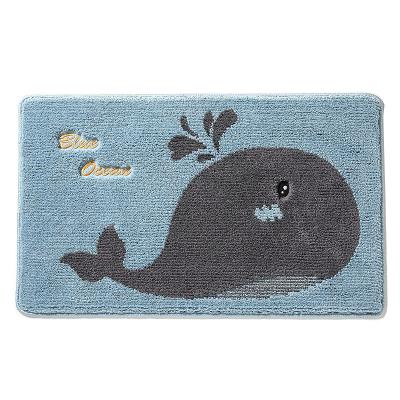 China Europe Cartoon Door Mat Absorbent Foot Mat Household Non-slip Door Entrance Bathroom Mat Carpet for sale