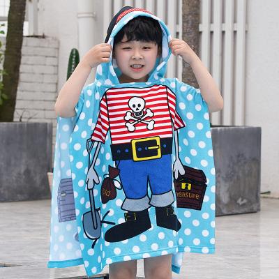 China QUICK DRY baby beach towel kids beach towel soft absorbent towel with custom logo printing for sale