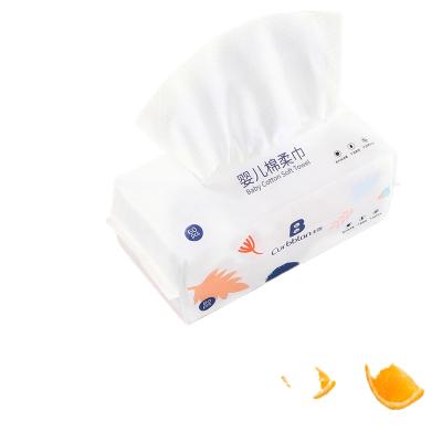 China Cotton Disposable Body To Body Cloth Cleansing Soft Towel Face For Newborn Baby for sale