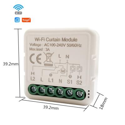 China home switch smart tuya smart wifi curtain smart switch module used for curtain motor blind motor for sale