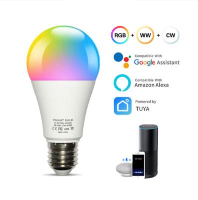 China Tuya 9W 10W WiFi Smart Home Light Bulb, Dimmable E27 RGB LED Lamp with Smart Life APP, Voice Control for Google Home, Alexa for sale