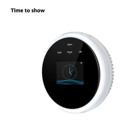 China Natural Gas Home Security Wifi System Wifi Sensor Household Smart LPG Gas Alarm Detector Leakage Sensor Wifi Combustible Temperature Detectors for sale