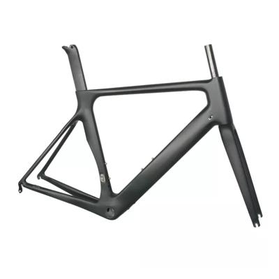 China Road Bikes Hot Selling 56cm Flat Frame Bicycle Frame 51cm Road Bicycle Frameset Carbo Road Bicycle Frameset for sale